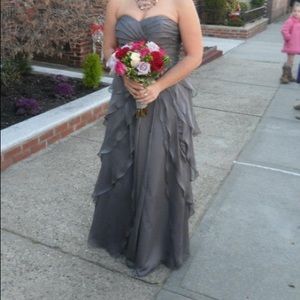 Bari Jay Strapless Long Dress